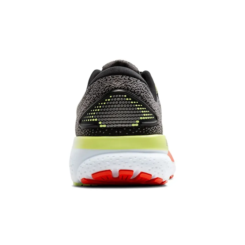 Brooks Ghost 16 Black Mandarin Red Green-4