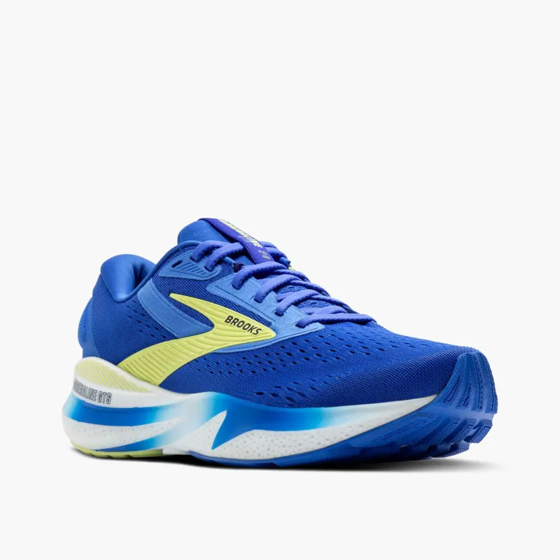 Brooks Adrenaline GTS 24 Wide Cobalt Neo Yellow Peacoat Men's-4