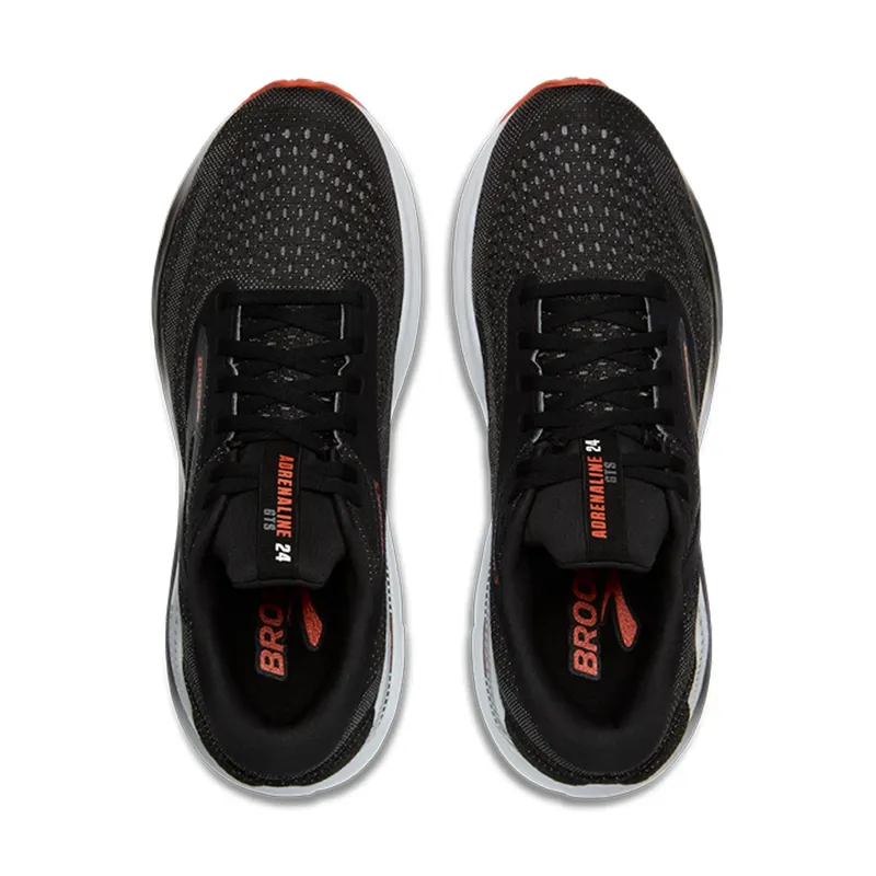 Brooks Adrenaline GTS 24 Black Grey Red Men's-6