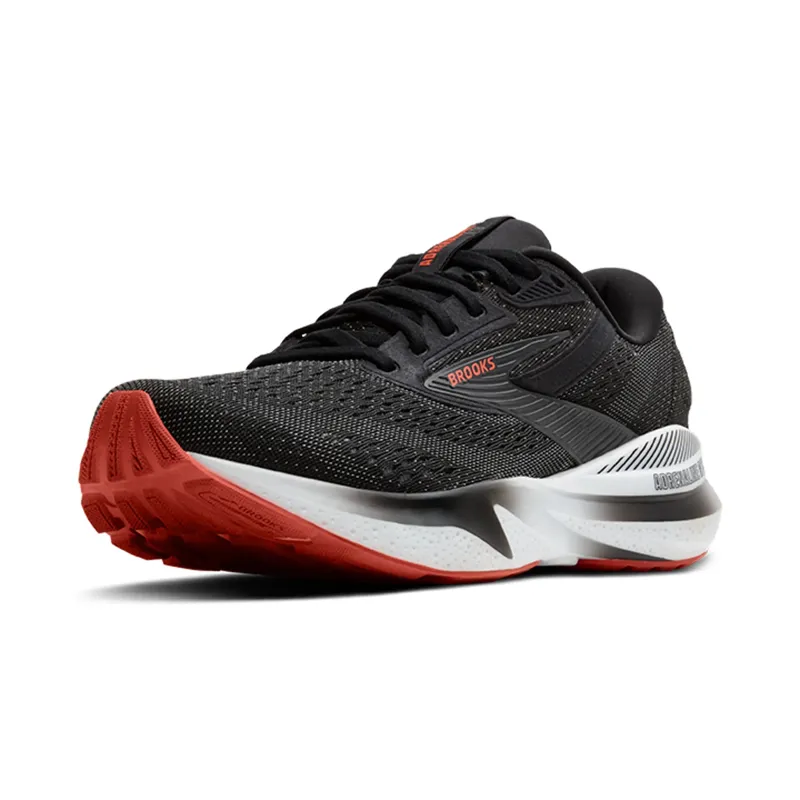 Brooks Adrenaline GTS 24 Black Grey Red Men's-2