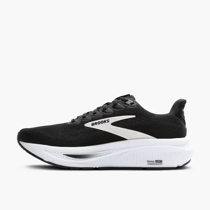 Brooks Ghost 17 Black Grey White Men's-1