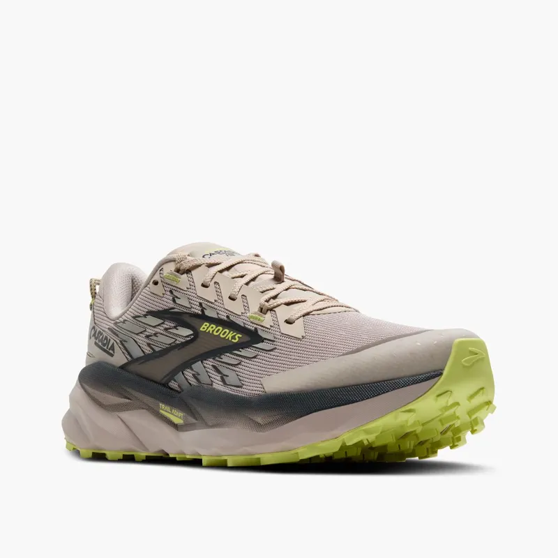 Brooks Cascadia 19 Chateau Ebony Sunny Lime Men's-4