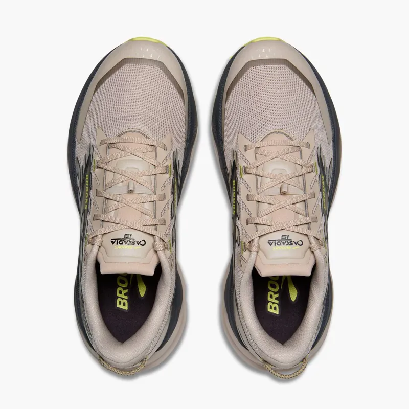 Brooks Cascadia 19 Chateau Ebony Sunny Lime Men's-2