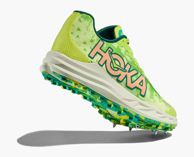 Hoka Crescendo XC Spike Lettuce Electric Lime Unisex-3