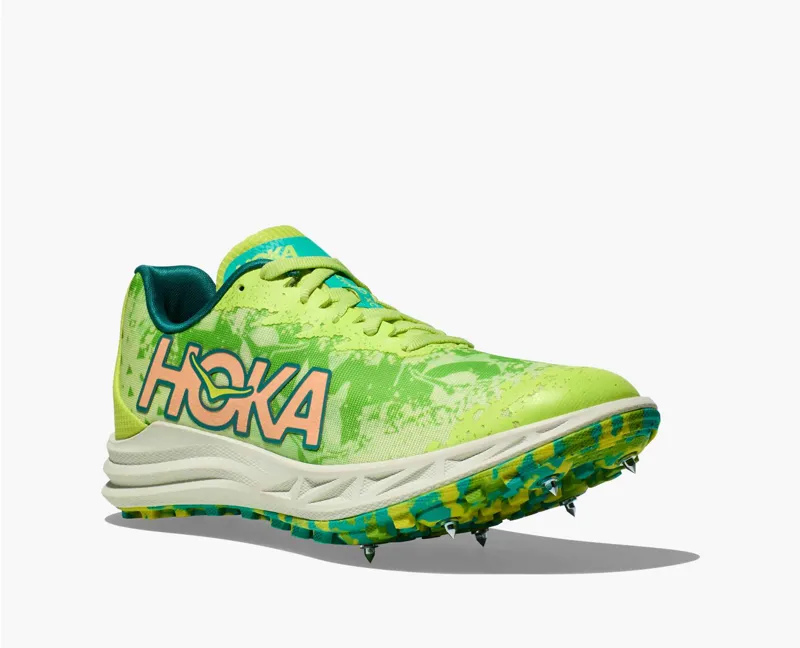 Hoka Crescendo XC Spike Lettuce Electric Lime Unisex-5