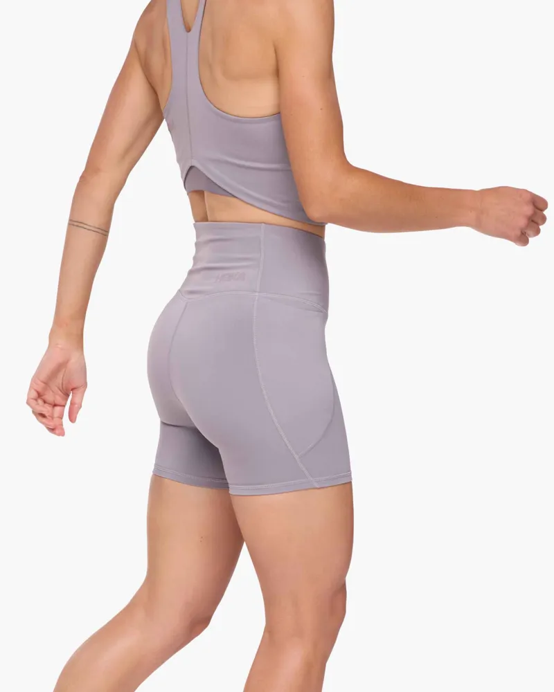 Hoka Elaro 5 Bike Short Astral Grey Women's-1