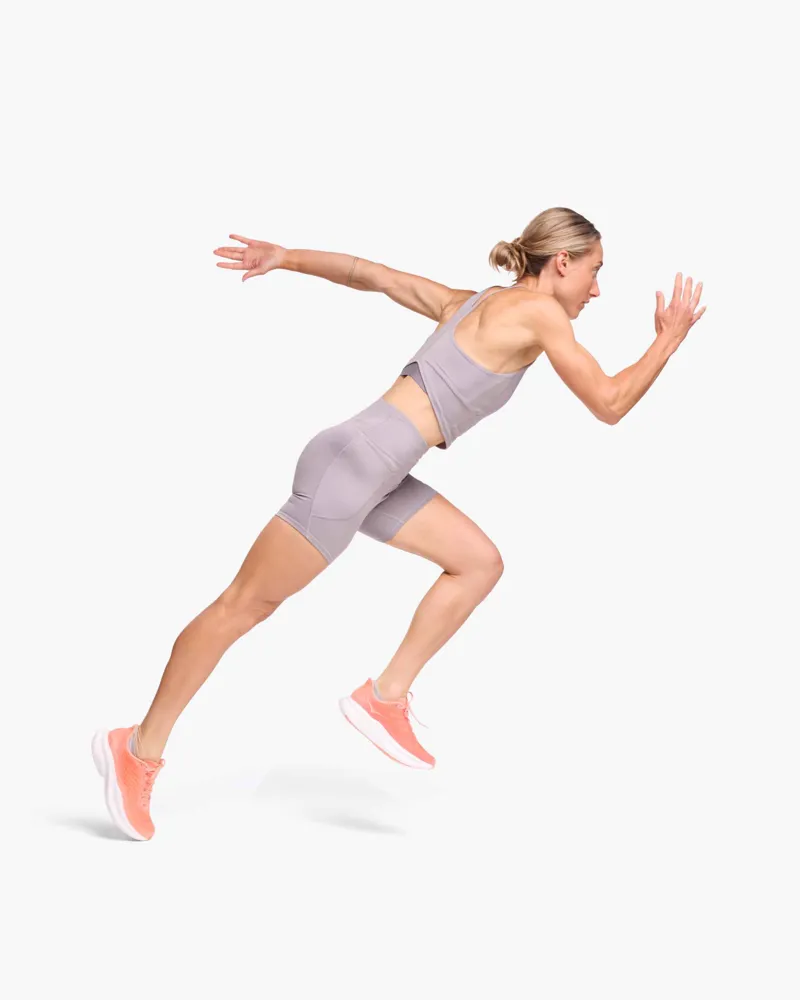 Hoka Elaro 5 Bike Short Astral Grey Women's-2