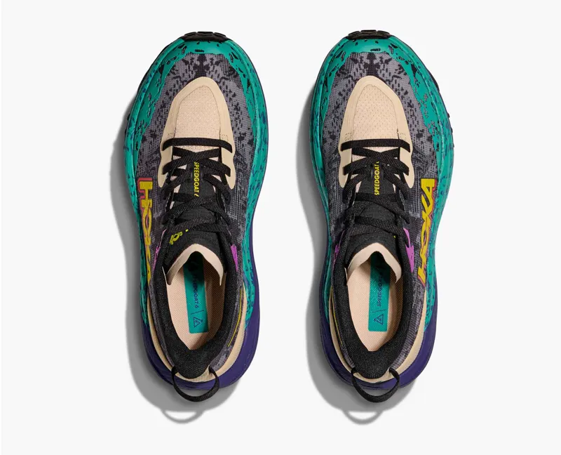 Hoka Speedgoat 6 Oatmeal Mountain Iris Women's-1