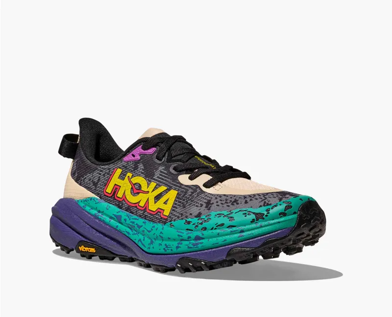 Hoka Speedgoat 6 Oatmeal Mountain Iris Women's-5