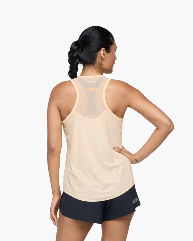 Hoka Airolite Run Tank Canteloupe Women's-1