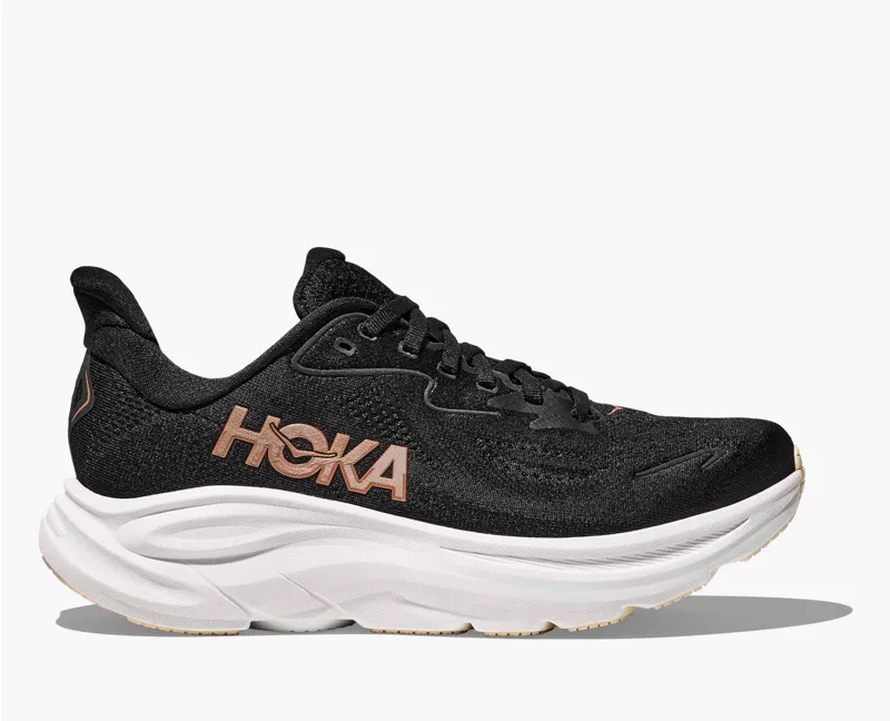 Hoka Clifton 10 Black Rose Gold Women's