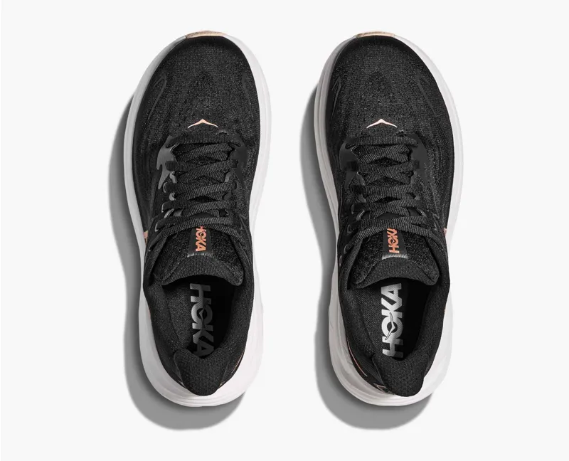 Hoka Clifton 10 Black Rose Gold Women's-1