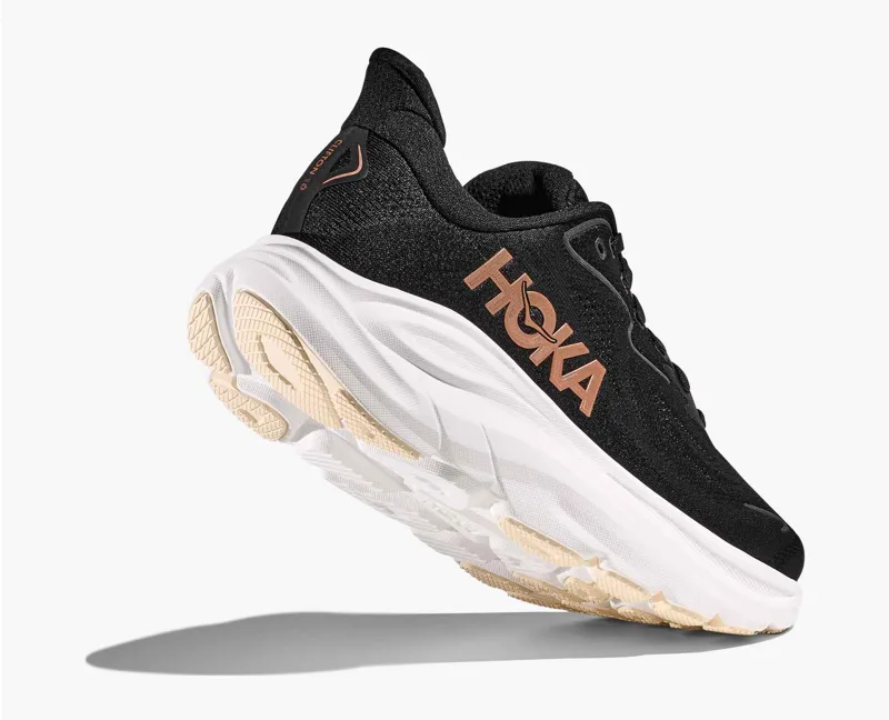Hoka Clifton 10 Black Rose Gold Women's-3