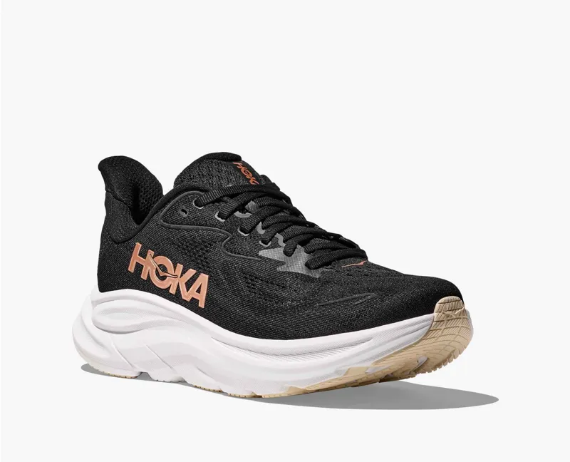 Hoka Clifton 10 Black Rose Gold Women's-5