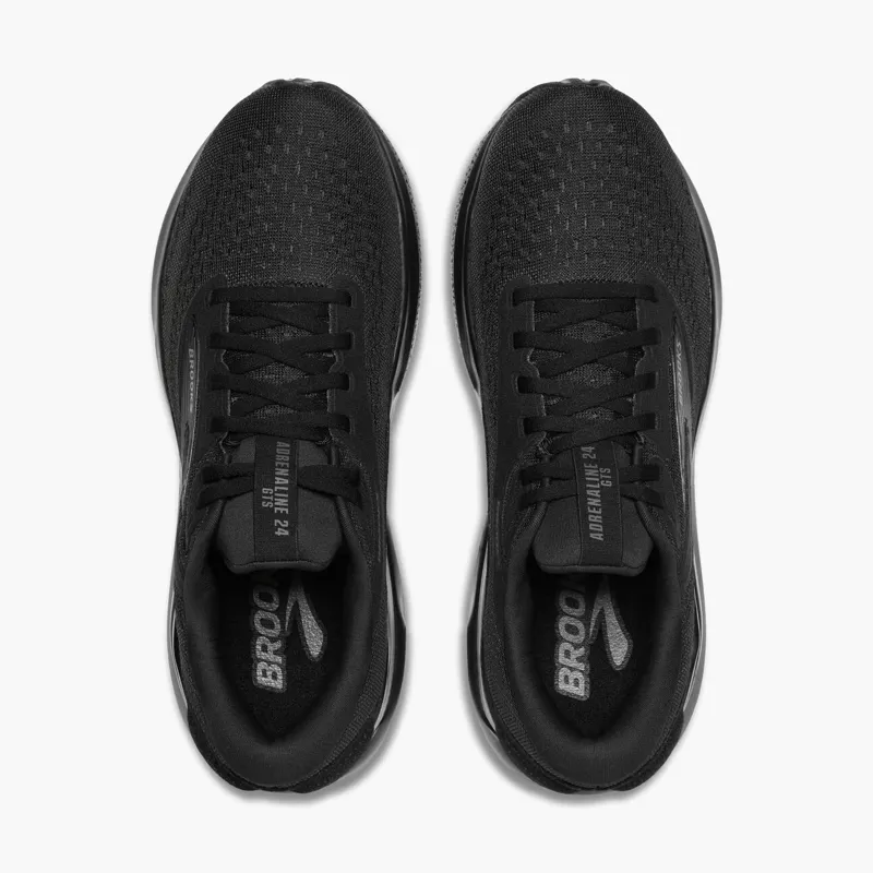Brooks Adrenaline GTS 24 Black Black Ebony Women's-2