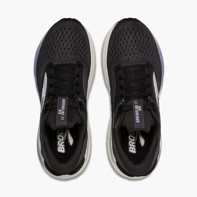 Brooks Adrenaline GTS 24 Ebony Blue Heron Silver Women's-2