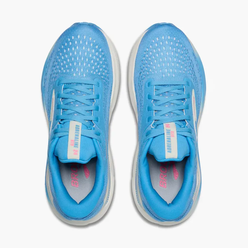 Brooks Adrenaline GTS 24 Bonnie Blue Grey Pink Women's-2