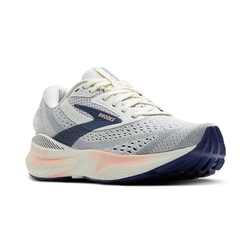 Brooks Adrenaline GTS 24 Grey Blue Ribbon Peach Women's-1
