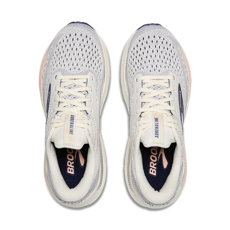 Brooks Adrenaline GTS 24 Grey Blue Ribbon Peach Women's-6