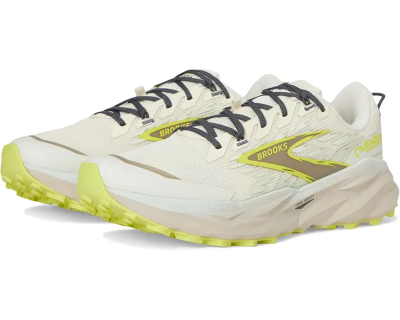 Brooks Cascadia 19 Coconut Misty Blue Ebony-2