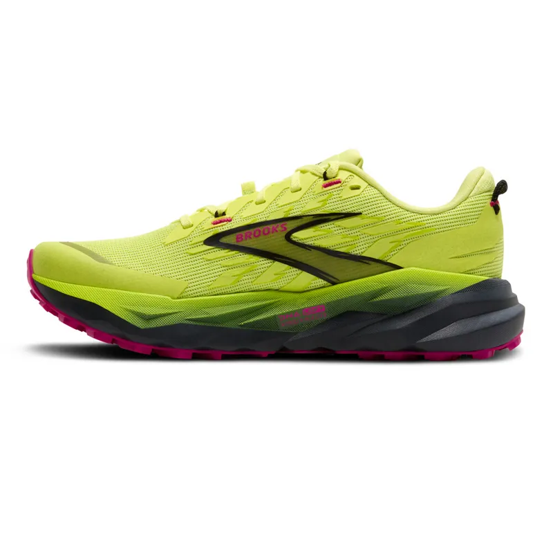 Brooks Cascadia 19 Sunny Lime Black Magenta Women's-2