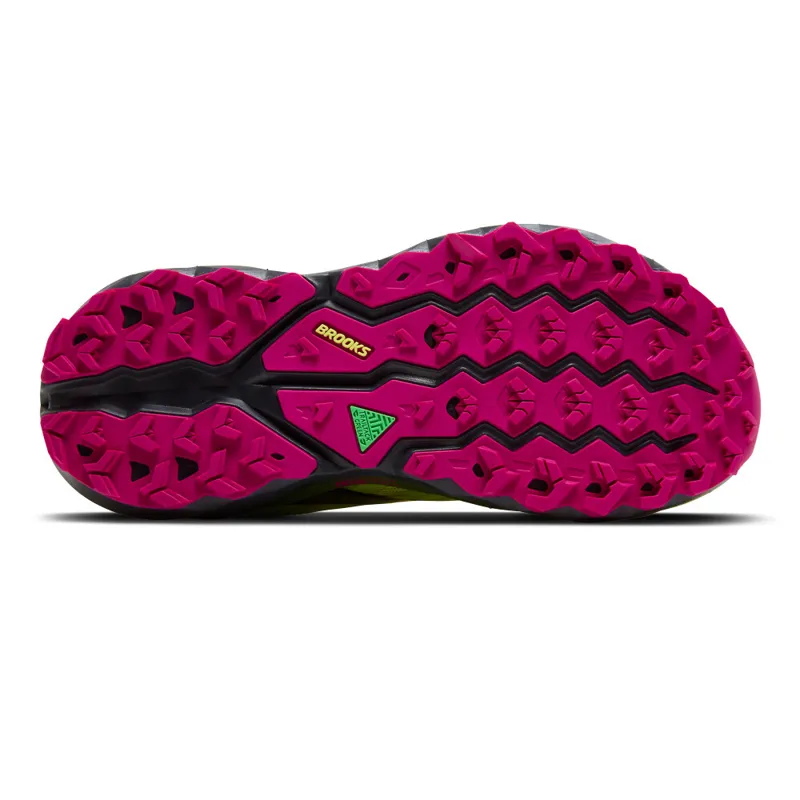 Brooks Cascadia 19 Sunny Lime Black Magenta Women's-1