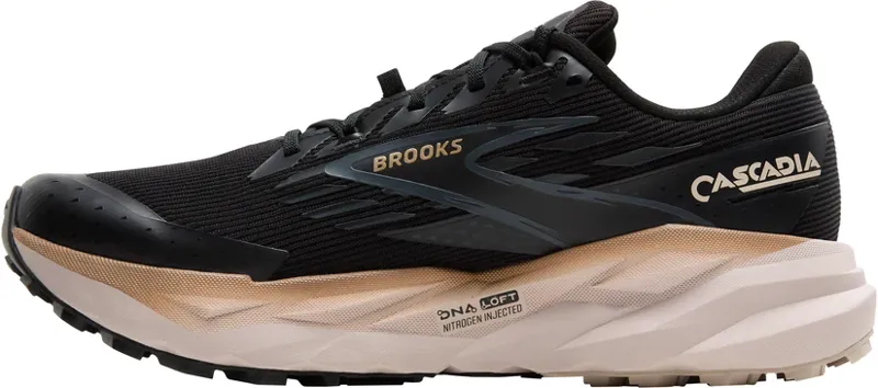 Brooks Cascadia 19 GTX Black Ebony Chateau Grey Men's-2