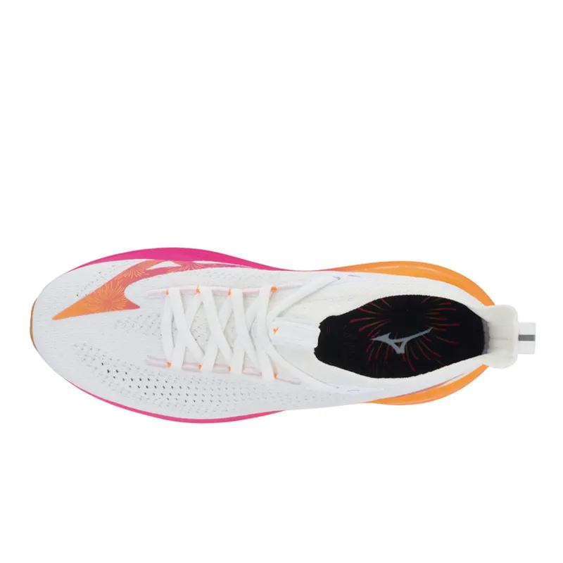 Mizuno Neo Vista 2 White Pink Orange Unisex-3