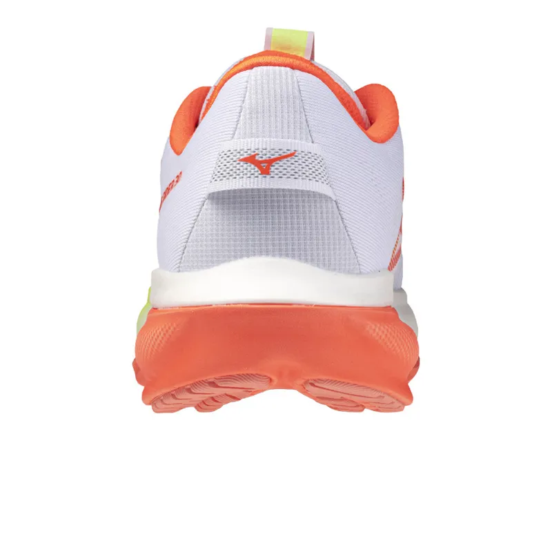Mizuno Wave Rider 30 White Flamingo Coral Lime Pulp Women's-5