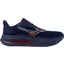 Mizuno Wave Inspire 22 Beacon Blue Tomato Puree Firecracker Men's