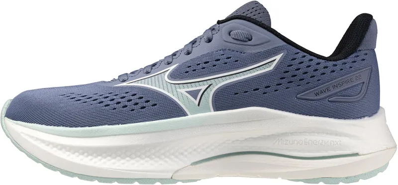 Mizuno Wave Inspire 22 Wild Wind Icy Morn White Women's-1