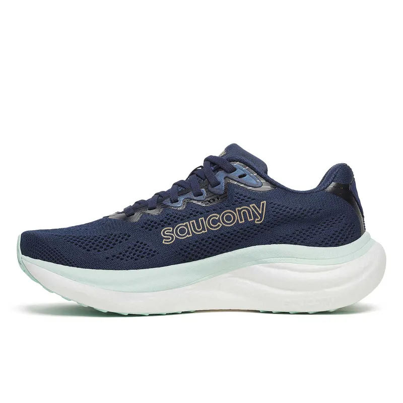 Saucony Ride 19 Navy Aqua Women's-2