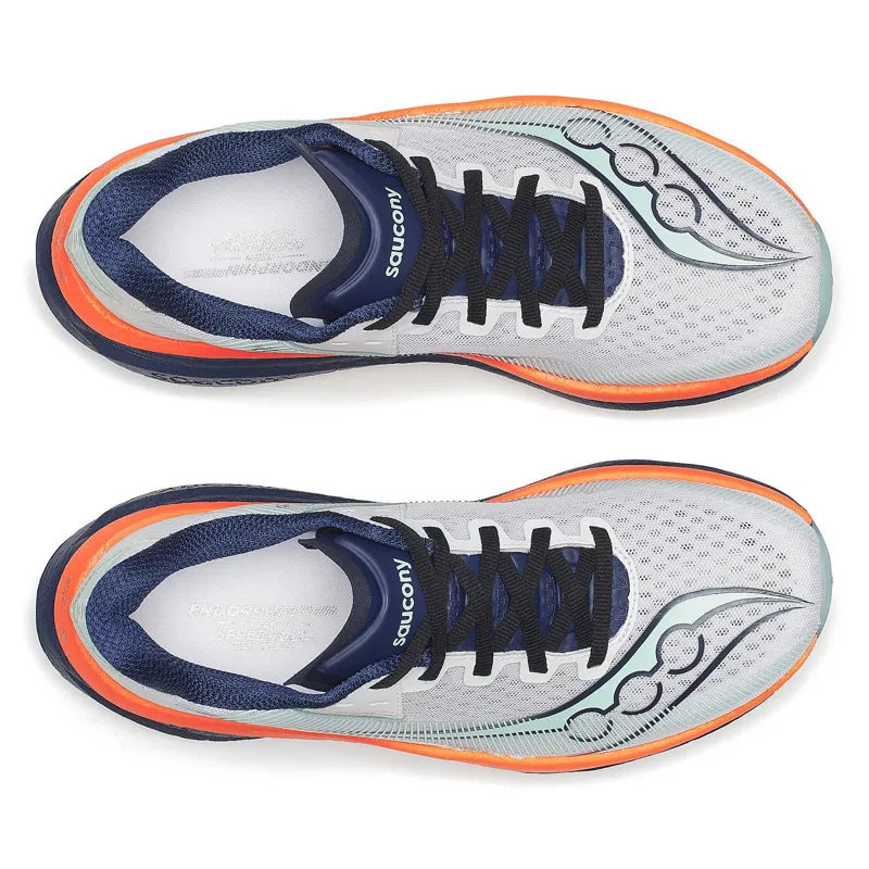 Saucony Endorphin Azura White Navy Women's-4