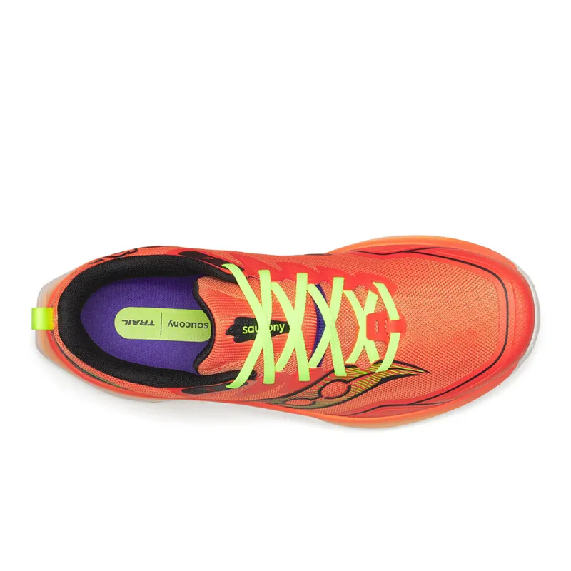 Saucony Peregrine 16 Fire Black Men's-3