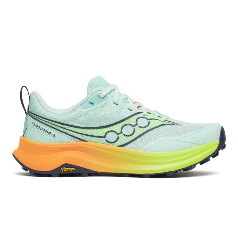 Saucony Peregrine 16 Aqua Citron Women's