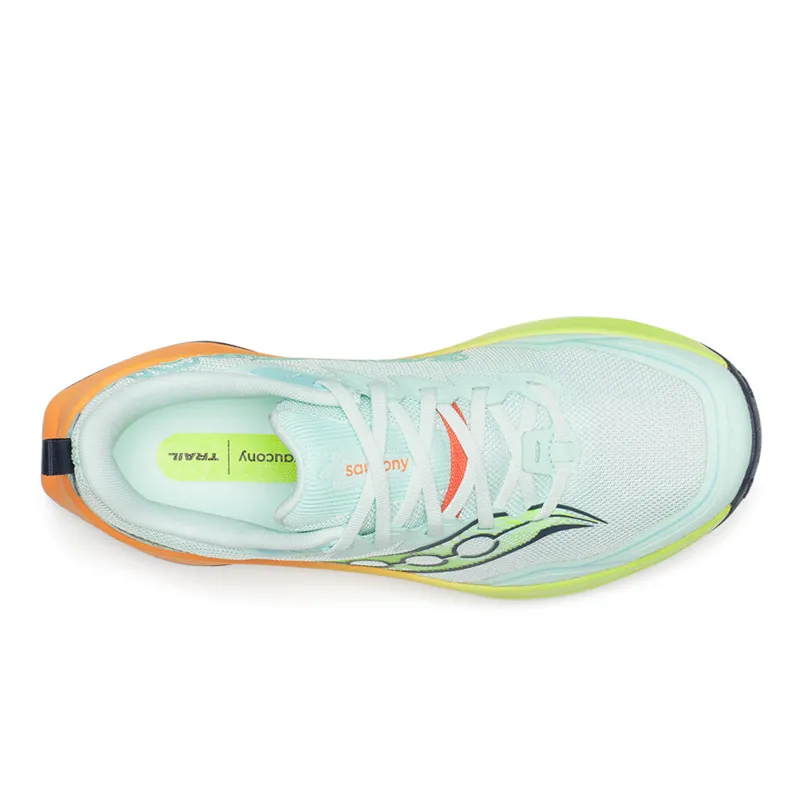 Saucony Peregrine 16 Aqua Citron Women's-3