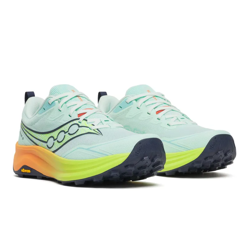 Saucony Peregrine 16 Aqua Citron Women's-4