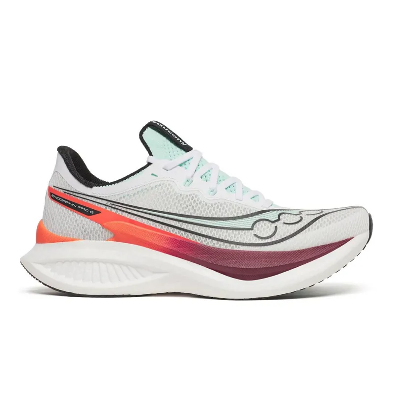 Saucony Endorphin Pro 5 White Crimson Men's