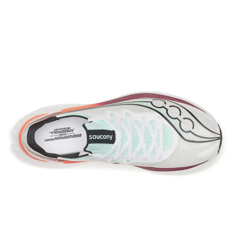 Saucony Endorphin Pro 5 White Crimson Men's-3
