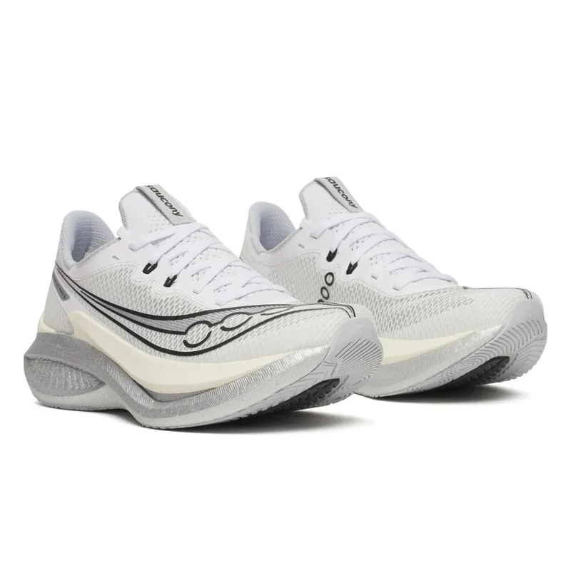 Saucony Endorphin Pro 5 White Black Women's-5
