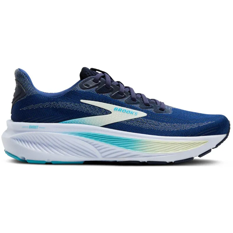 Brooks Ghost 17 Navy Green Turquoise Women's