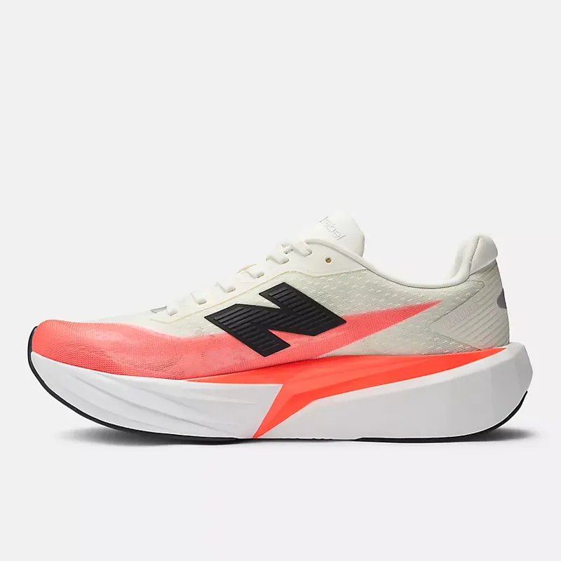 New Balance FuelCell Rebel v5 White Red Men's-2