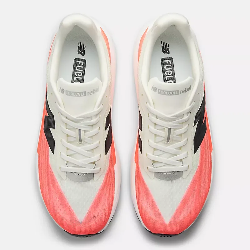 New Balance FuelCell Rebel v5 White Red Men's-3