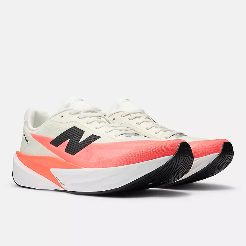 New Balance FuelCell Rebel v5 White Red Men's-1
