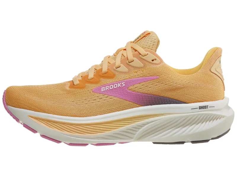 Brooks Ghost 17 Apricot Grey Pink Women's-1