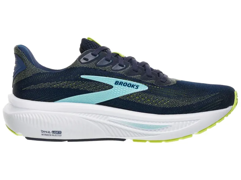 Brooks Ghost 17 Peacoat Lime Blue Men's