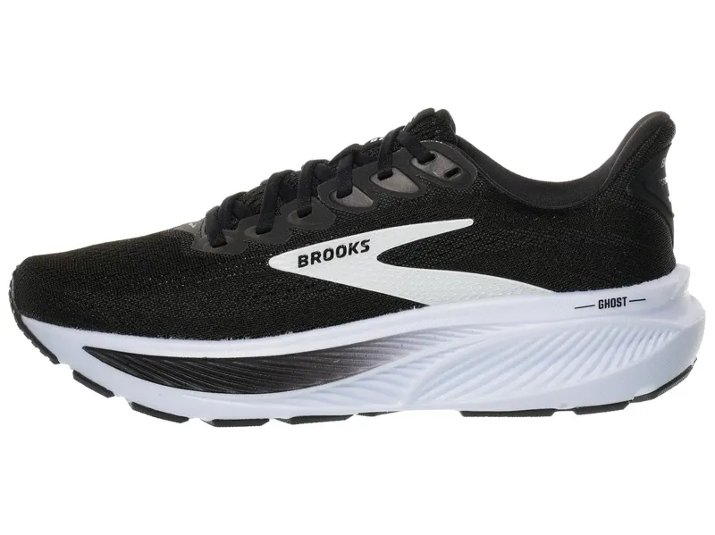Brooks Ghost 17 Black Grey White Women's-1
