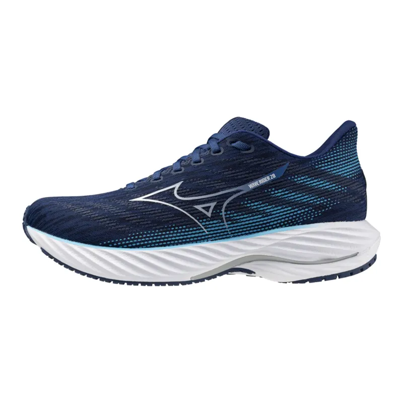 Mizuno Wave Rider 28 Estate Blue White River Blue-1