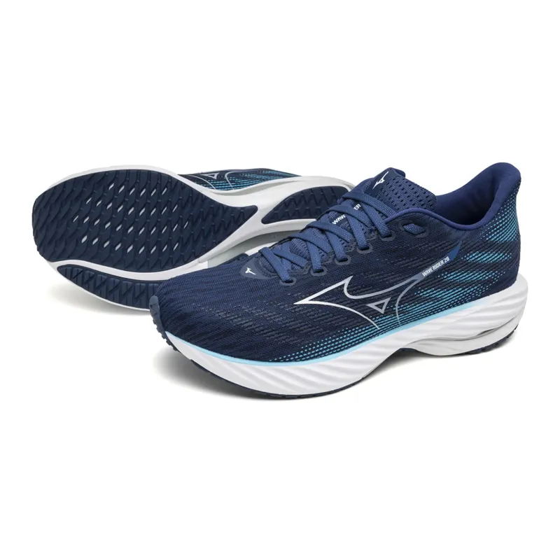Mizuno Wave Rider 28 Estate Blue White River Blue-9
