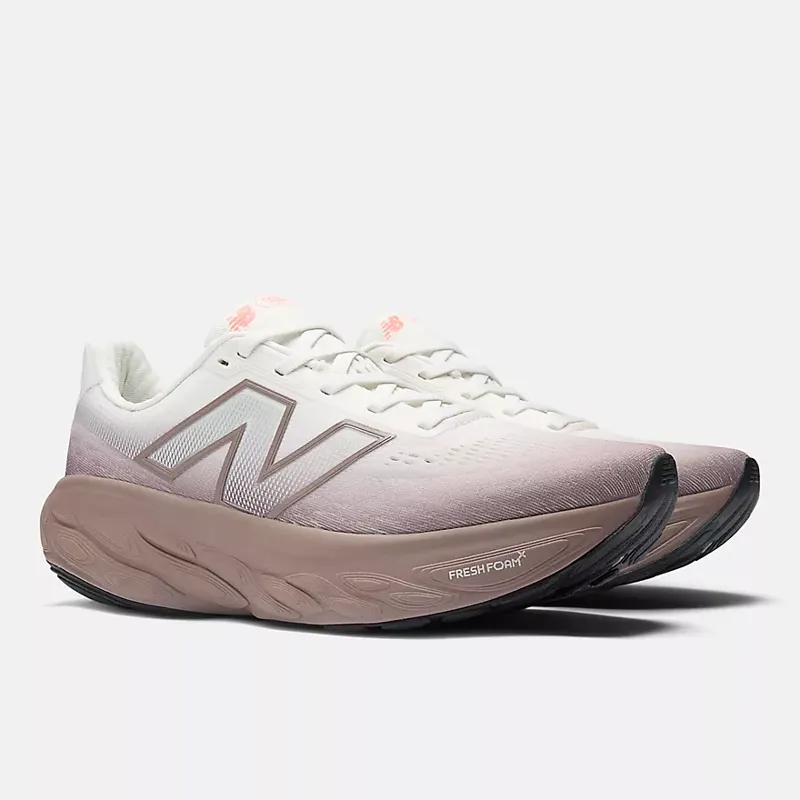 New Balance Fresh Foam X 1080 v14 White Brown Women's-1